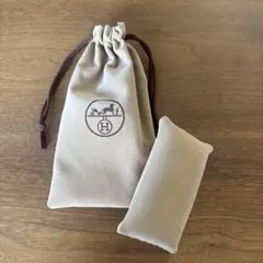 ☆エルメス☆HERMES 時計保存袋 未使用に近い 美品 アクセ保存袋のサムネイル