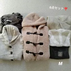 レディースM 春秋冬 6点セット ベージュ系