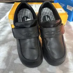 20.0cm ムーンスター ブラックフォーマルシューズ マジックテープ式