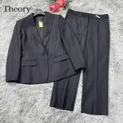 極美品✨近年 セオリー セットアップスーツ ATLAS ピンストライプ ネイビー