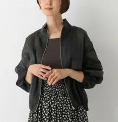 新品タグ付き【LEPSIM】シアーZIPブルゾンのサムネイル