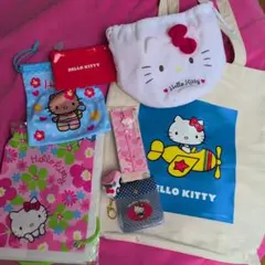 SANRIO　ハローキティチョロQ　トートバック　レトロポーチ等おまとめ8点
