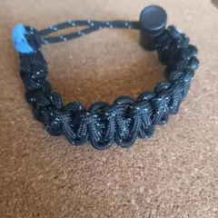 パラコード ペットボトルホルダー ブラック