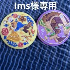 ディズニー刺繍缶バッジ