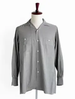 WACKOMARIA ワコマリア 24SS 50'S 長袖シャツ グレー M - メルカリ