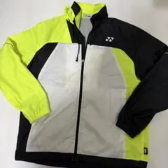 YONEX ウォームアップウェア Mサイズ ブラック/ライムグリーン