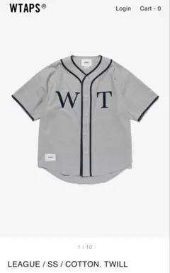 wtaps 26ss LEAGUE / SS / COTTON. ホワイトS - メルカリ