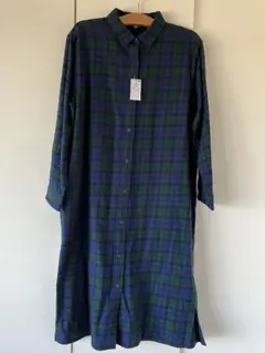 ネル生地ワンピース