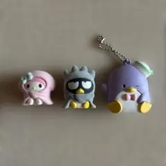 マイメロディ・バツ丸くん・タキシードサム カプセルトイセット