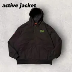 【コーナーストーン】アクティブジャケット　黒　XL相当　企業ロゴ　i