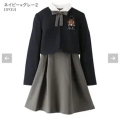 キャサリンコテージ/165白襟ワンピース＆ノーカラーボレロスーツTK1121