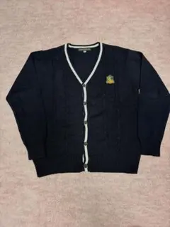 黒カーディガン　CatherineCotton 140cm