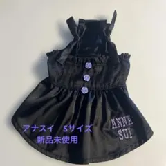 ANNA SUI ドットキャミワンピ 犬服 ブラック Sサイズのサムネイル
