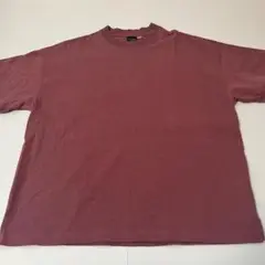 RAG MACHINE USAコットン オーバーサイズTシャツ M ボルド‐無地