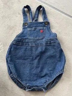POLOBABY デニムロンパース 80