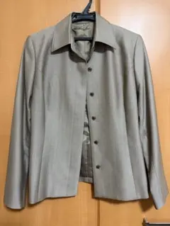 【新品】NEWYORKER ウールシルク混ジャケット
