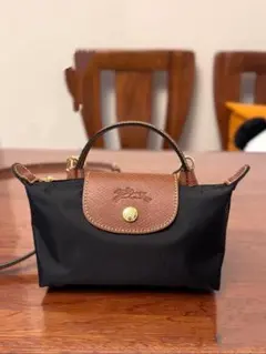 ロンシャン　トートバッグ ショルダーバッグ プリアージュ　XS 黒