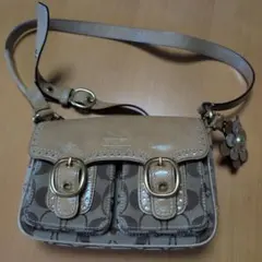 Coach ショルダーバッグ ベージュ