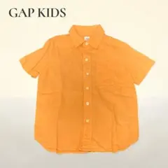 【良品】GAP KIDS/半袖ポロシャツ/オレンジ/120/夏/男の子/お出かけ