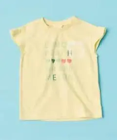 新品　90㎝　SERAPH 半袖Tシャツ イエロー ハートロゴのサムネイル