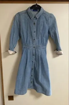 バーバリーブルーレーベル♪デニムワンピース♪デニム羽織り♪チェック♪