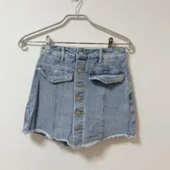シーイン [XS] デニムショートパンツ ミニスカート風
