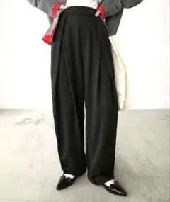 はてぃわれ様　✨美品✨　ボンルシール キレイ イージータックパンツ M 黒