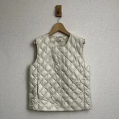 H*.様 UNIQLO ユニクロ WARM PADDED インナーダウン ホワイ
