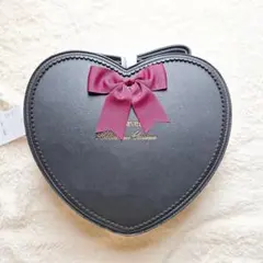 Amavel ハート型ショルダーバッグ ブラック