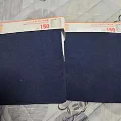 HEATTECH スコープネック長袖Tシャツ 150 ネイビー