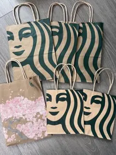 スターバックス 紙袋 6枚セット