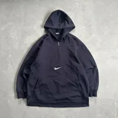 90s~00s nike センターロゴ アノラックパーカー y2k テック 短丈