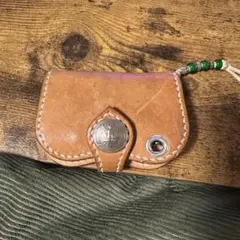 アメカジ財布　本革　ミドルウォレット