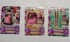 アイカツ ミヤミリタリーコーデ 3枚セット マスカレード