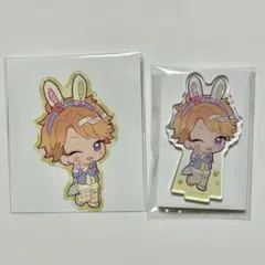 あんスタ　鳴上嵐　アクスタ　ステッカー　セット　アニカフェ