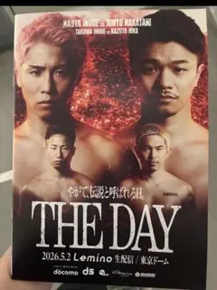 新品✨井上尚弥 対 中谷潤人　非売品　チケットホルダー/首掛けポスター等　計5点 2026.5.2 THE DAY 井上尚弥vs中谷潤人 パンフレット - メルカリ