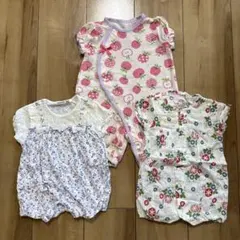 CROISSANCE BEBE ロンパース 3点セット 70cm
