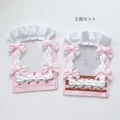 トレカケース　ホイップデコ　B8 硬化ケース　ケーキ　ピンク　メイド