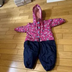 スキー リボン柄防寒アウター 95cm以下