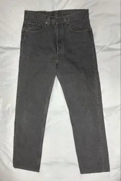 Levi's501 USA製 w31 先染め ブラック 赤文字 フェード - メルカリ