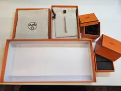 エルメス 空箱 5個 + リボン 7本 セット サイズ内訳あり HERMES