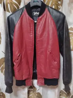 Schott レザー スタジャン バイカラーのサムネイル