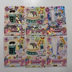 アイカツ！　星宮いちご　第5弾 Ｒ　PJ　リボンハウス コーデ　3枚×2=6枚