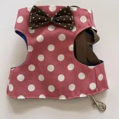 EVELOVE ピンク水玉ボウタイハーネス