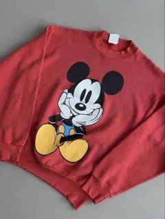 Disney 青パンミッキー 90s スウェット usa製のサムネイル