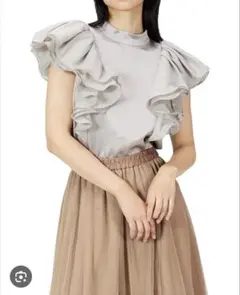 FRAY I.D フレイアイディー　ラッフルスリーブブラウス　新品タグ付き