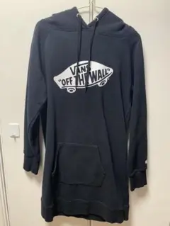 VANS パーカー ワンピース 黒
