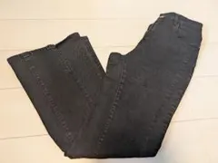 Dazy ブラック フレアデニムパンツ スリット入り XLのサムネイル