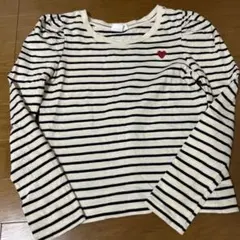 最終値下げ！！　GAP KIDS ストライプ 長袖カットソー M