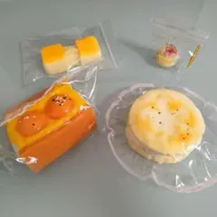 リアル系 スクイーズ セット 卵パン バナナケーキ チーズ